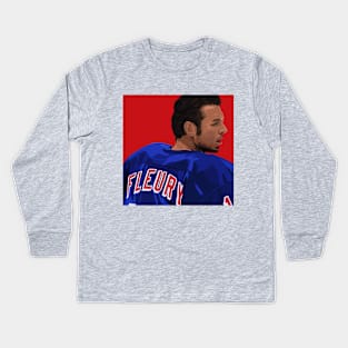 Theo Fleury Kids Long Sleeve T-Shirt